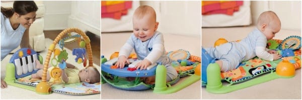awesome tummy time mat that works for 3 different developmental stages