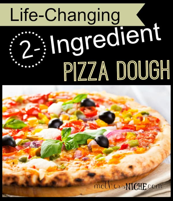 2-Ingredient Pizza Dough (in five minutes)!