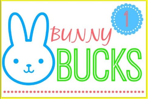 Bunny Bucks. Hide them in eggs and let the kids redeem them for prizes