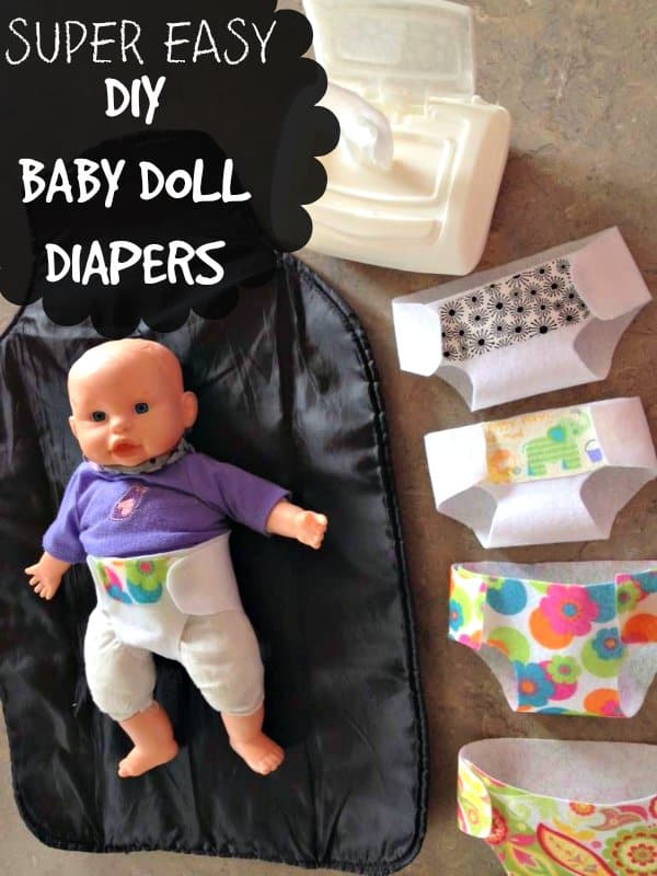 DIY Baby Doll Diapers