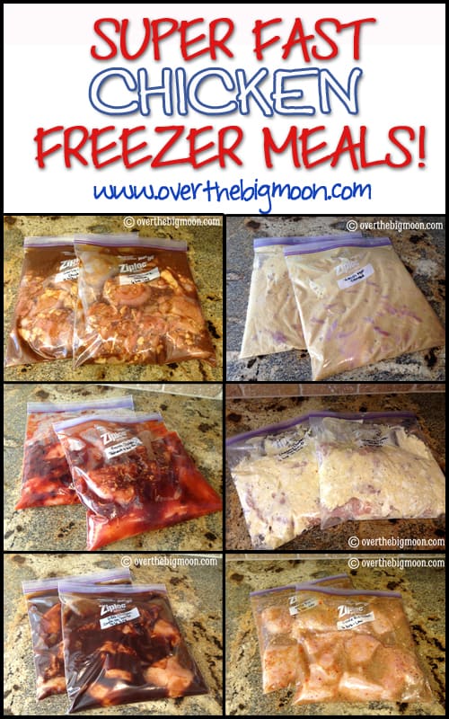 chicken recipes + other freezer meals