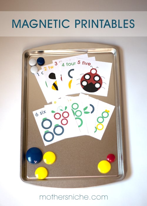 Kids LOVE these! Free magnetic printables, perfect for busy bags, or quiet time!