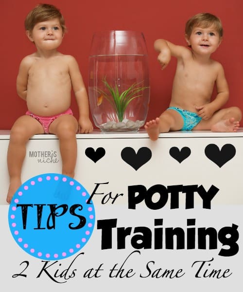 great tips for potty training either twins, or siblings several months apart