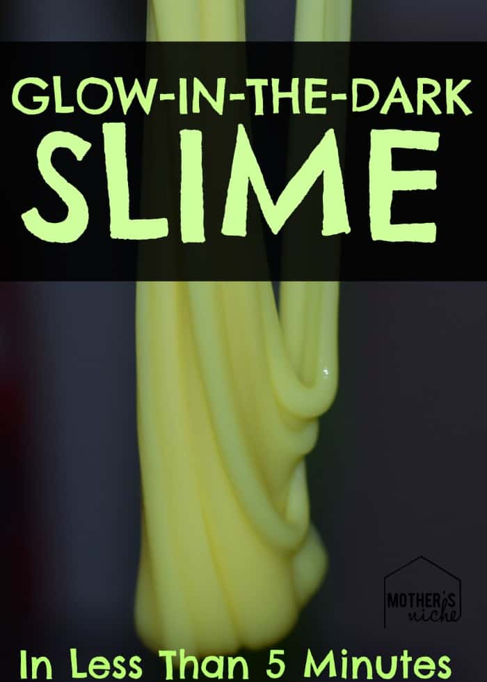 How to Make Glow in the Dark Slime in under 5 minutes