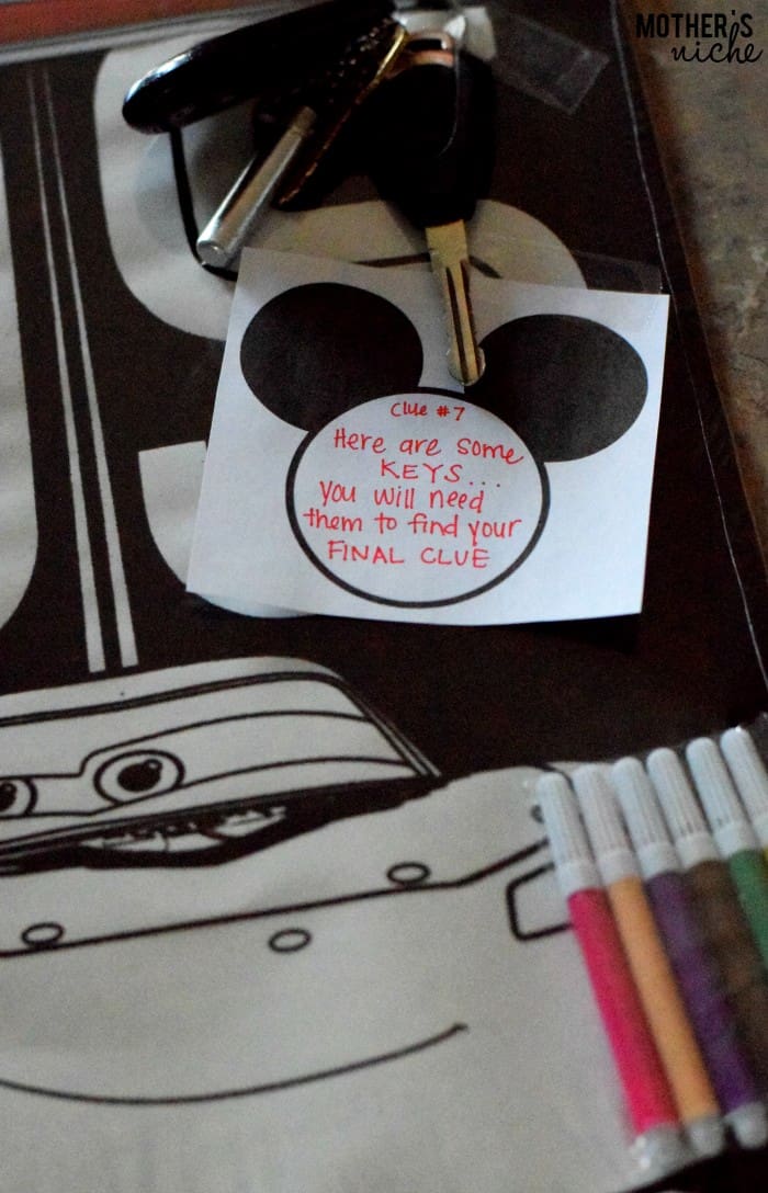 Disney Scavenger Hunt as a fun activity, or for surprising your kids with a trip to Disneyland