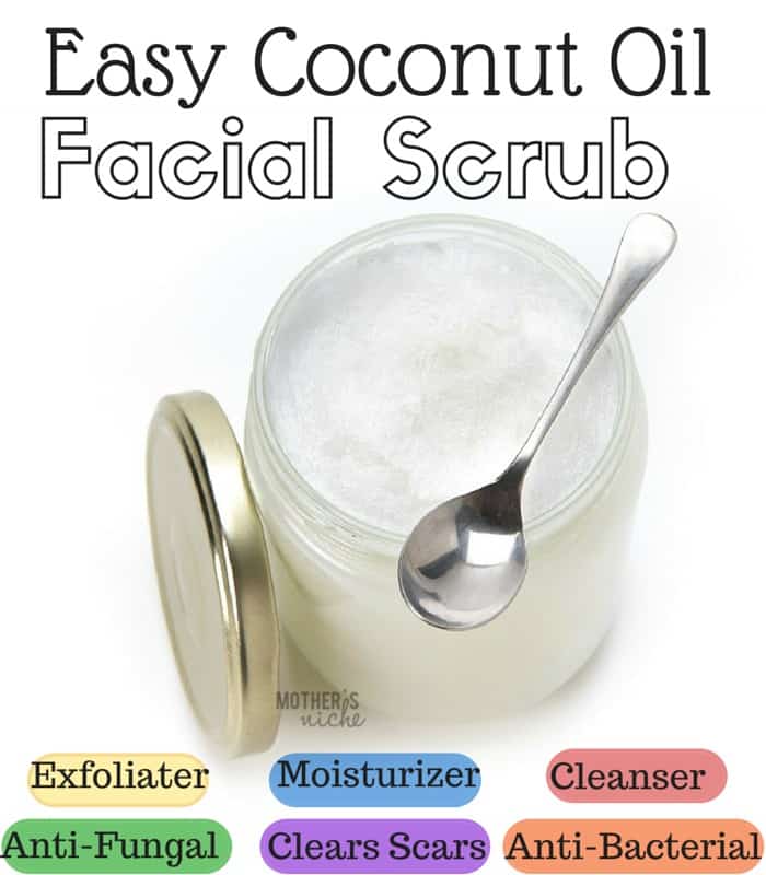 Coconut Oil Facial Scrub Recipe
