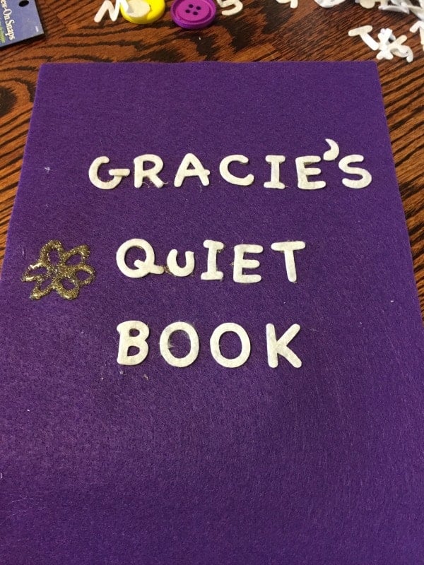 No-sew quiet book for the crafty impaired