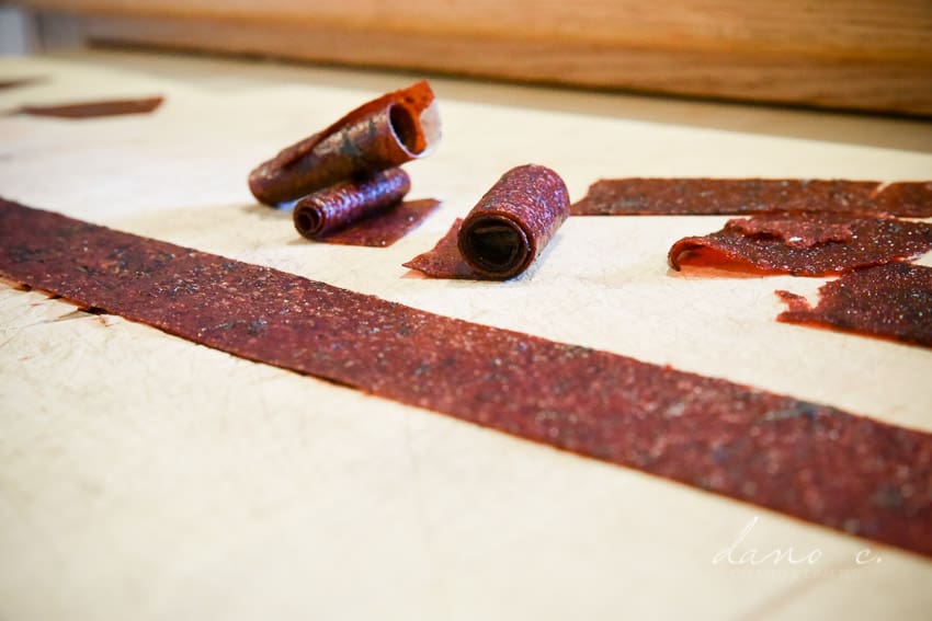 DIY fruit leather in the oven