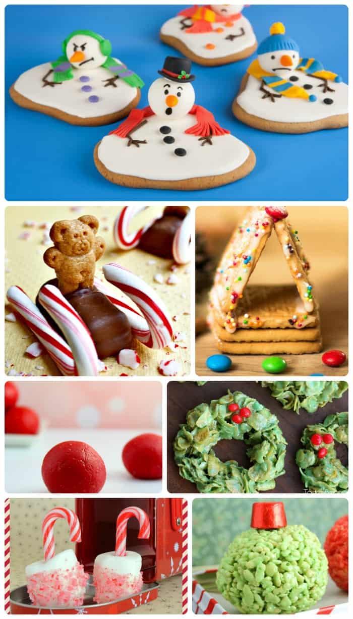 TONS of ideas for Christmas Treats and Crafts to make with the kids this holiday season!