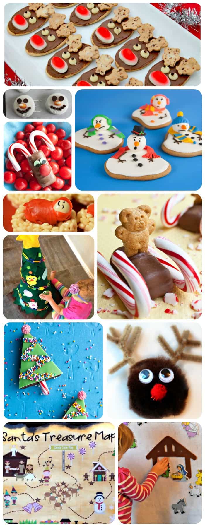 TONS of ideas for the KIDS this holiday season! Fun Christmas crafts and treats!