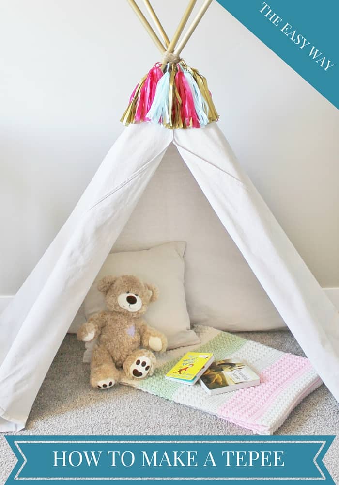 How To Make A Toddler Tepee (The Easy Way)