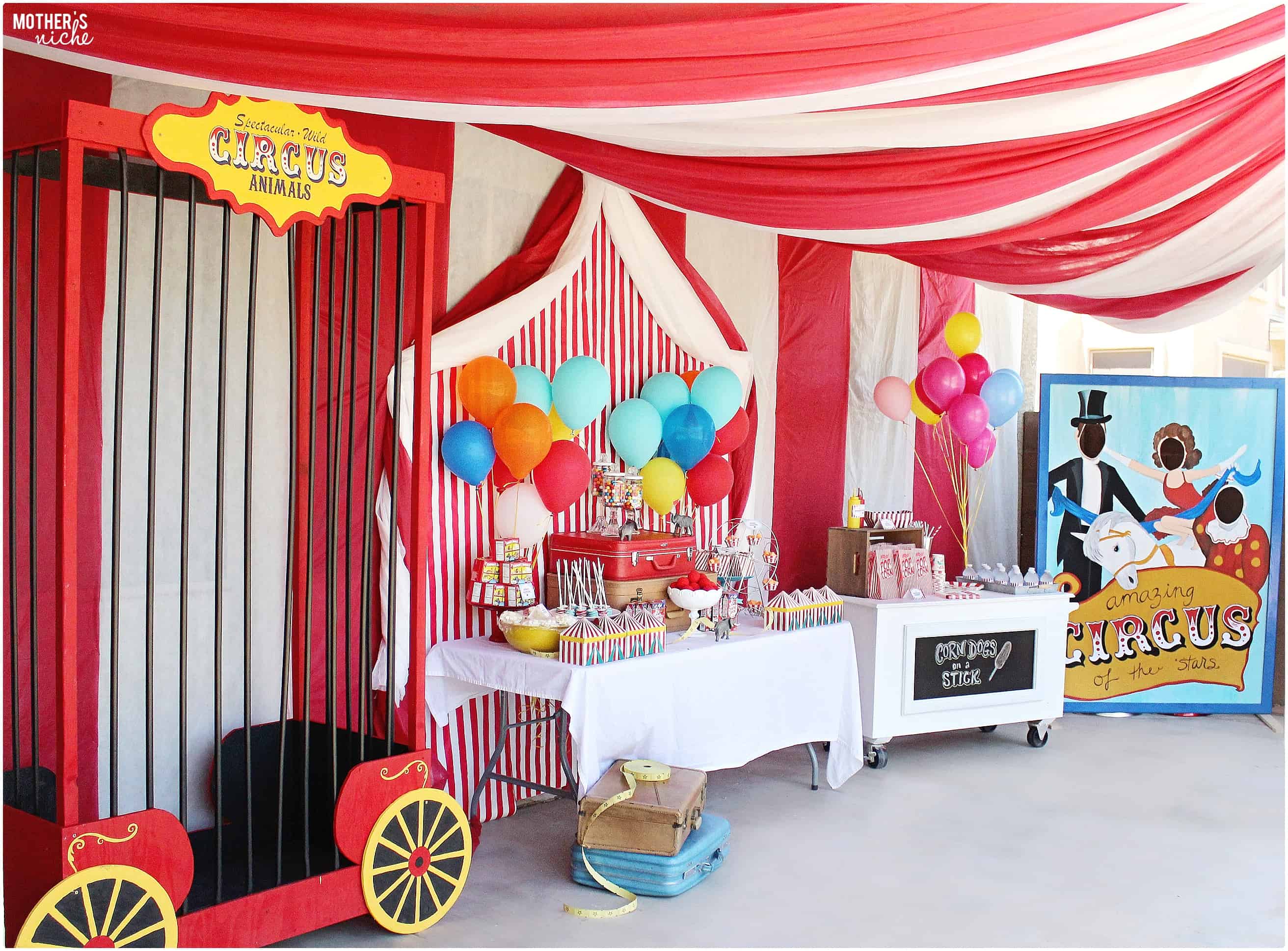 Circus Party Set up