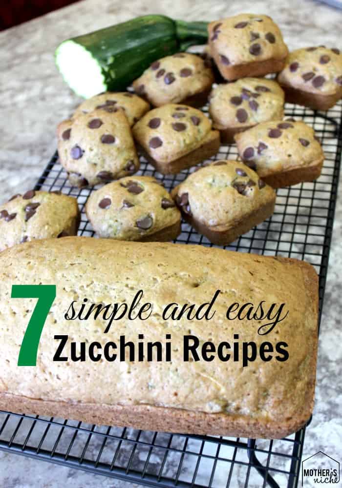 7 Simple and Easy Zucchini Recipes