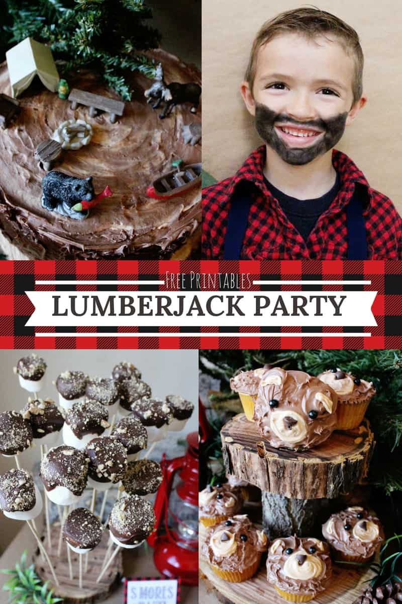 lumberjack party and free printables