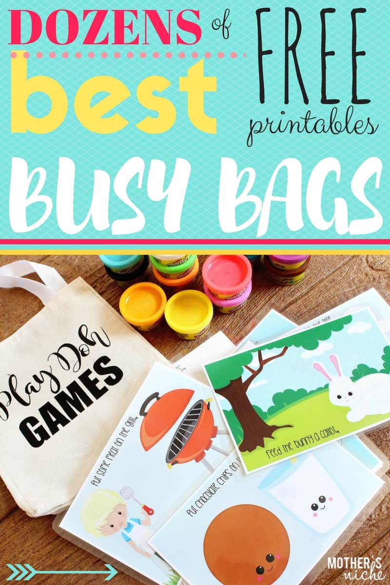 THE BEST BUSY BAGS EVER: TONS of ACTIVITIES
