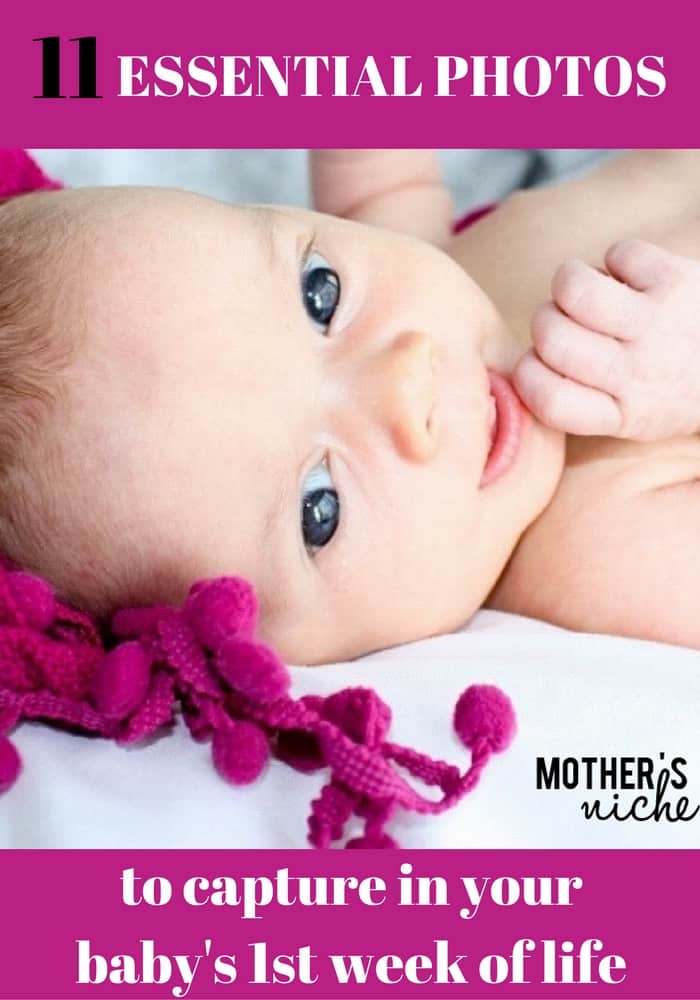 photos to take in newborns first week