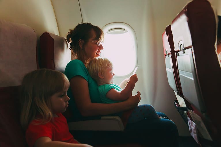 Airplane Ride with Toddlers