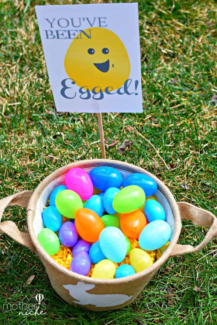 “You’ve Been Egged” Easter Printable and Poem