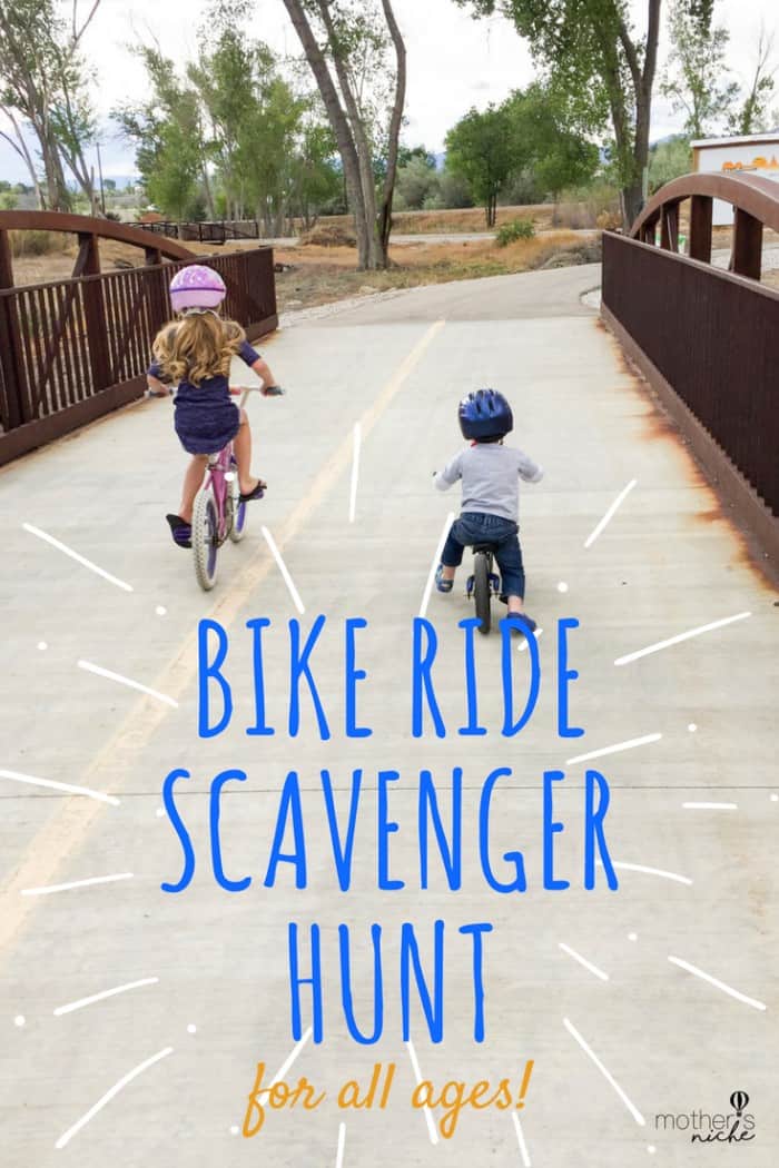 Bike Ride Scavenger Hunt For All Ages!