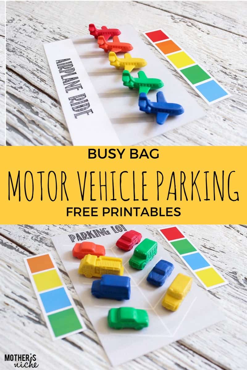 PARKING LOTS AND BOAT DOCKS: Free Busy Bag Printables