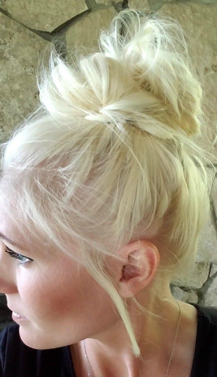 Tips for how to do a messy bun