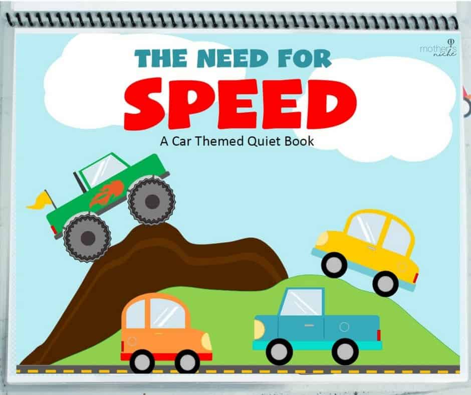 Birthday Gift For Toddlers Activity Page Gas Station Quiet Book Page