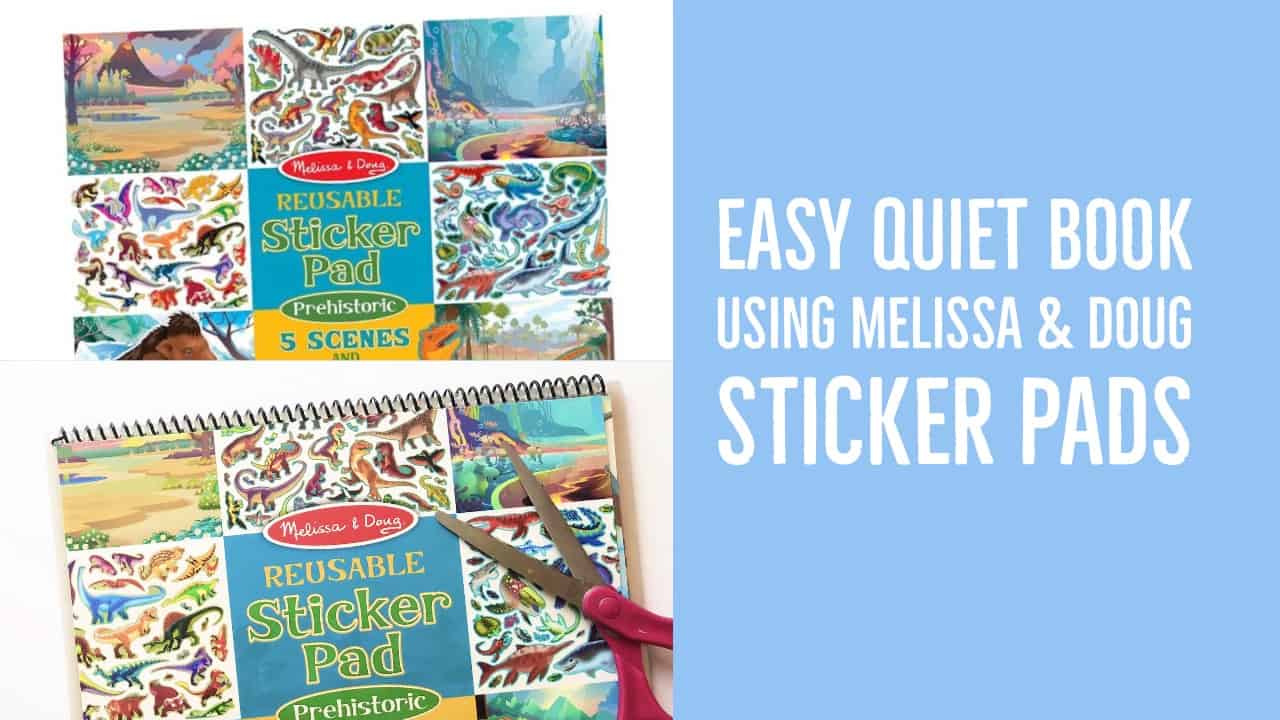 Super Easy Sticker Pad Quiet Book