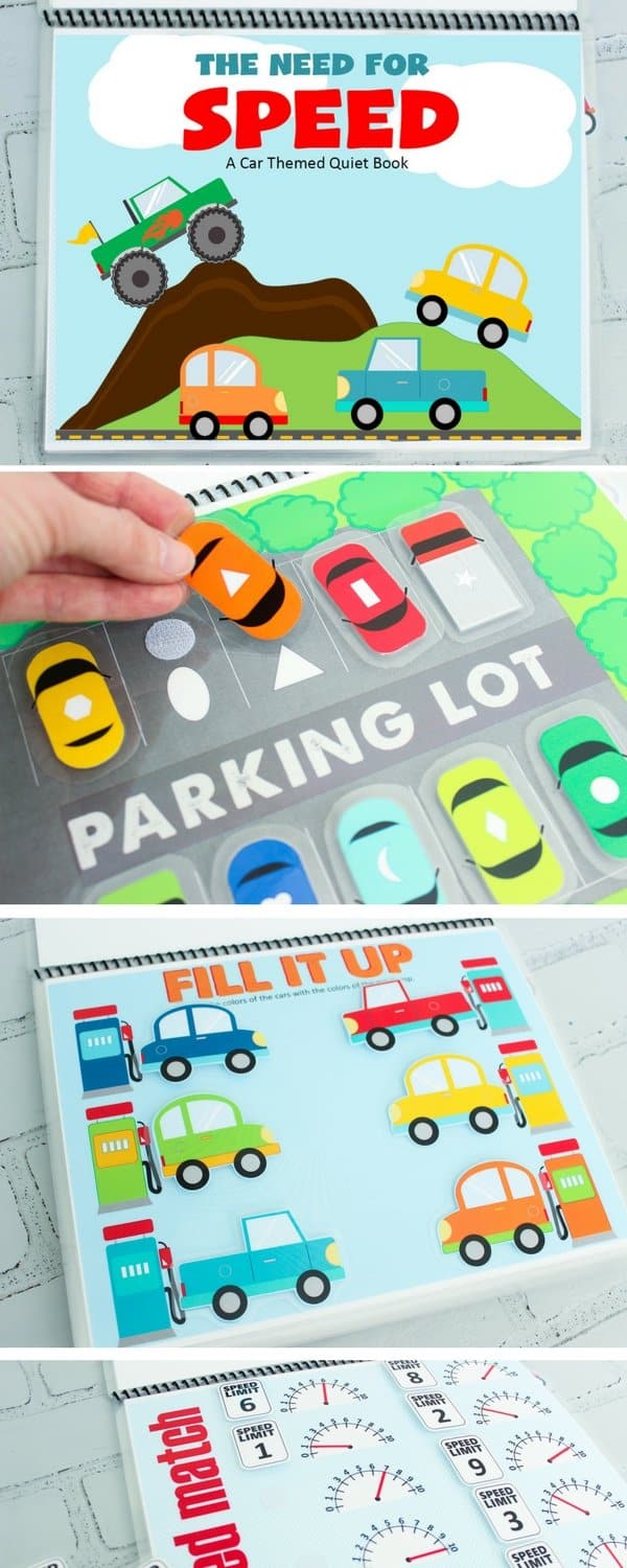 PRINTABLE CARS ACTIVITY BOOK FOR TODDLERS AND YOUNG KIDS