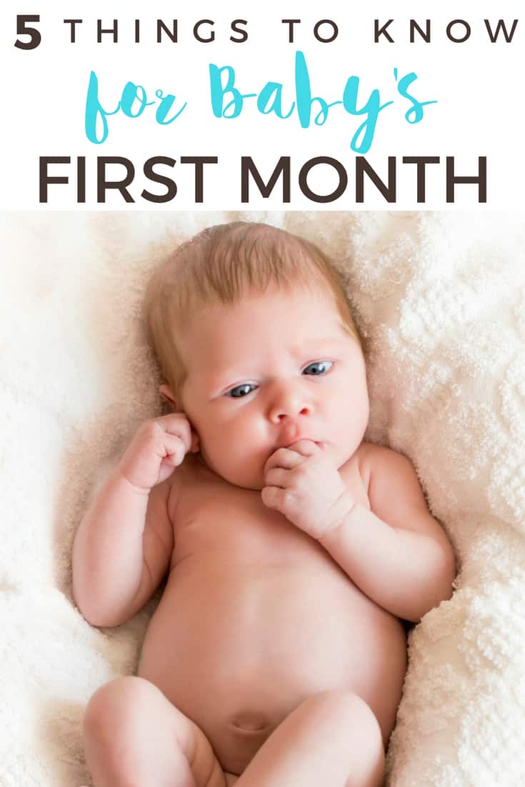 5 Wonderful tips for your first month with a newborn