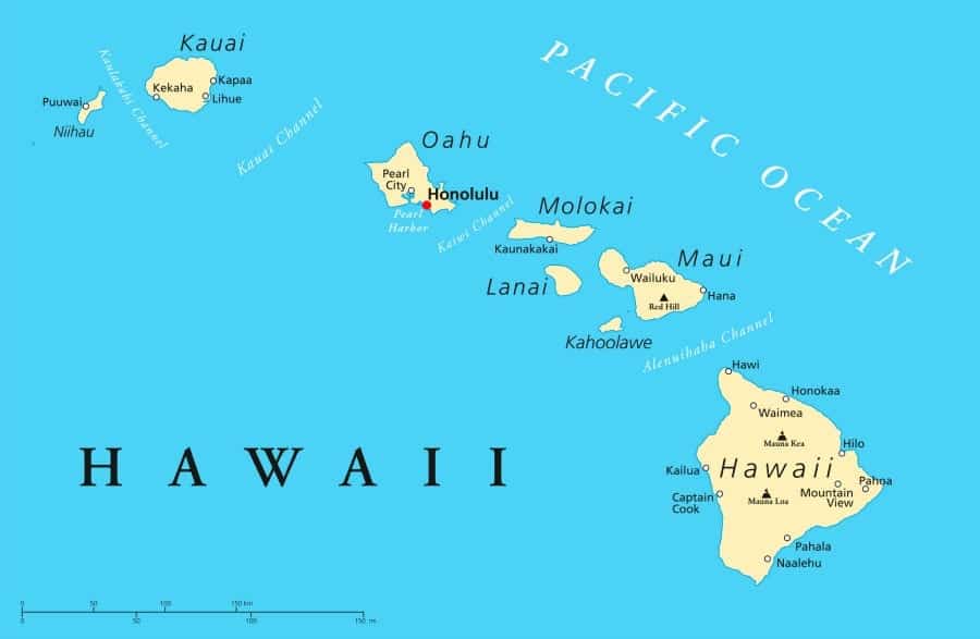 Wondering what's the best Hawaiian Island to visit? Here's a Hawaiian Islands Map and a Comparison of all the Hawaiian Islands.